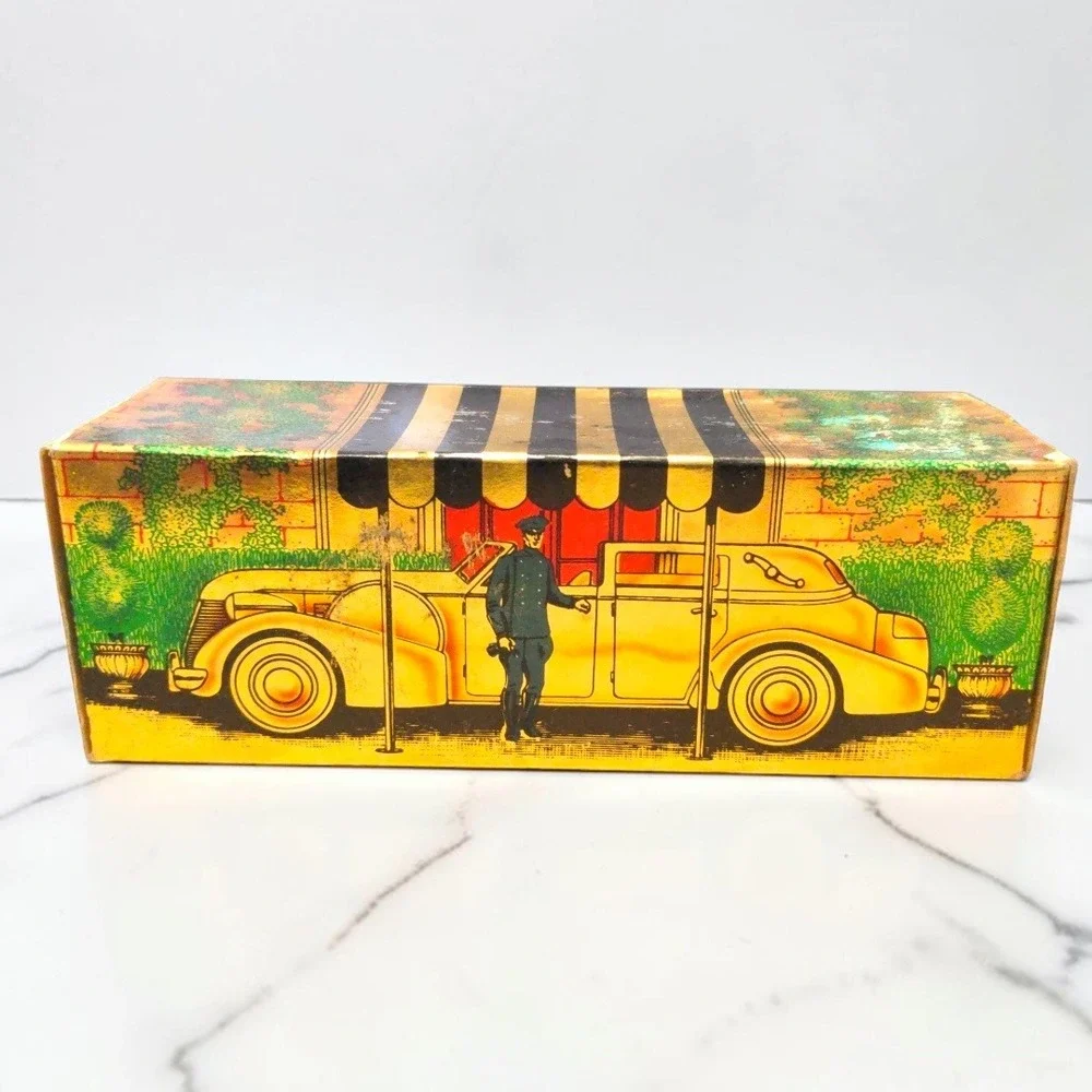 VTG 70s Avon Solid Gold Cadillac Wild Country After Shave 6oz Men Bottle NIB Box